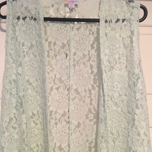 Lularoe mint lace Joy